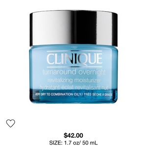 Clinique Turnaround Overnight Moisturizer 1.7o NEW